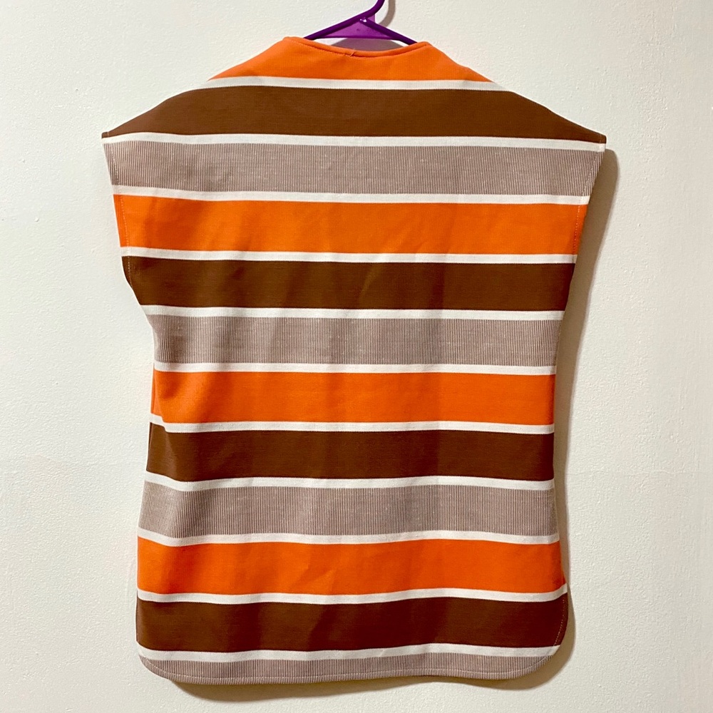 Multicolor Striped Muscle Tee - Picture 3 of 5